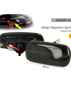 Kit Freccia Laterale a Led Side Marker Dinamica Lente Fume Audi A3 S3 A4 S4 RS4 A6 S6 RS6 OEM 8E0949127