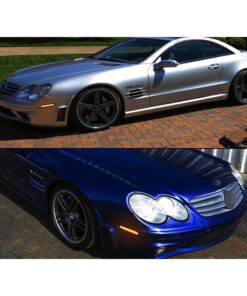 Kit Freccia Laterale a Led Side Marker Dinamica Lente Fume Mercedes Benz W211 Classe E E320 E350 E550 E63 AMG