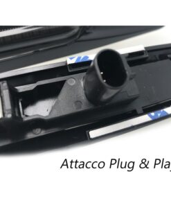 Kit Freccia Laterale a Led Side Marker Dinamica Nero Cromato Lente Grigio BMW E81 E82 E87 E88 E90 E91 E92 E93 E60 E61 F10