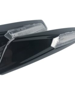 Kit Freccia Laterale a Led Side Marker Dinamica Nero Cromato Lente Trasparente BMW E81 E82 E87 E88 E90 E91 E92 E93 E60 E61 F10