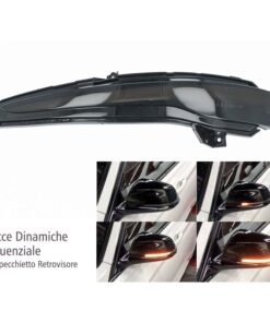 Kit Freccia Specchietto Retrovisore Led Mercedes Benz W205 W222 W217 W213 OEM A0999060143 Lente Fume Arancione Dinamico Sequenziale