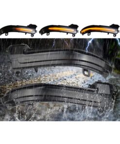 Kit Freccia Led Specchietto Retrovisore Dinamico Sequenziale BMW F20 F21 F22 F30 F31 F32 F33 F34 F35 F36 X1 E84 Lente Fume Arancione