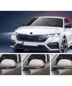 Kit Freccia Led Specchietto Retrovisore Dinamico Sequenziale Skoda Octavia 1Z3 1Z5 Superb 3T4 3T5