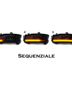 Kit Freccia Led Specchietto Retrovisore Dinamico Sequenziale Land Rover Discovery Sport Range Rover Evoque Lente Fume Arancione