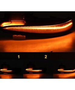 Kit Freccia Led Specchietto Retrovisore Dinamico Sequenziale Toyota Alphard MK3 RAV4 MK5 Lexus LM Lente Fume Arancione