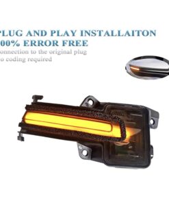 Kit Freccia Led Specchietto Retrovisore Dinamico Sequenziale Honda Civic FC1 FK7 34350-TET-H11 Lente Fume Arancione