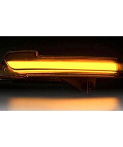 Kit Freccia Led Specchietto Retrovisore Dinamico Sequenziale Ford Mustang 2015 Lente Fume Arancione