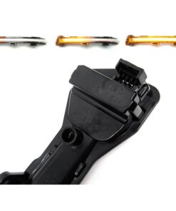 Kit Freccia Led Specchietto Retrovisore Dinamico Sequenziale VW Golf 7 Touran 2 E-Golf Lente Trasparente Arancione