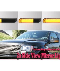 Kit Freccia Led Specchietto Retrovisore Dinamico Sequenziale Ford F150 Raptor Expedition Lincoln Mark LT Lente Fume Arancione + DRL