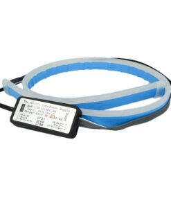 Kit Tubo Neon Striscia Led Auto 60cm X2 Bicolor Flessibile Freccia Sequenziale Arancione e DRL Luce Diurne Bianco Style Audi VW GTI R-LINE