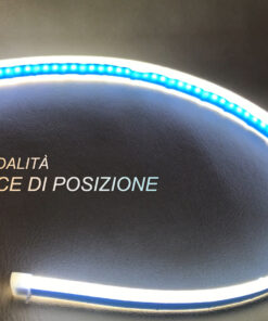 Alternative view of Kit Tubo Neon Striscia Led Auto 60cm Freccia Sequenziale Arancione e DRL Luce Diurne Bianco Style Audi VW GTI R-LINE