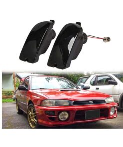 Kit Freccia Laterale a Led Side Marker Lente Fume Luce Arancione Per Subaru Impreza GC8 GF8 WRX STI 1998-2000