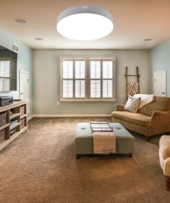 Plafoniera Pannello Led CCT Rotondo D210X38mm 24W 3400LM Montaggio a Plafone