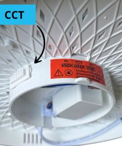 Plafoniera Pannello Led CCT Rotondo D210X38mm 24W 3400LM Montaggio a Plafone