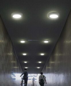 Plafoniera Pannello Led Slim Montaggio a Plafone Rotondo 18W 1980LM 3000K SKU-7876