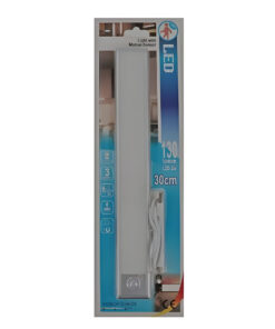 Lampada Barra LED con Sensore di Movimento 2W 130lm 300X40X8mm CCT Dimmerabile 3 Modalità, Batteria Ricaricabile USB 5V 1A, con Calamita, Slim per Armadi e Mobili, Sotto Pensile, Anche In Auto Camper