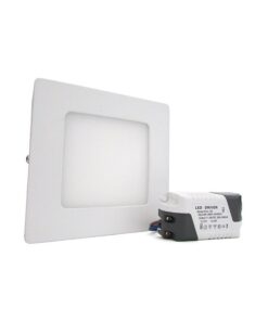 Plafoniera Faretto Led Da Soffitto Muro Parete Quadrata 6W Bianco Freddo 120x120mm