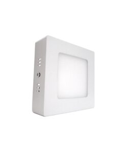 Plafoniera Faretto Led Da Soffitto Muro Parete Quadrata 6W Bianco Neutro 120x120mm