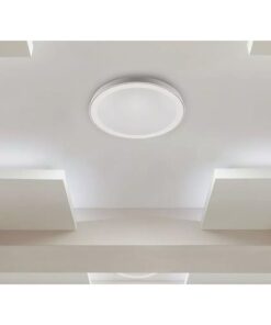 Alternative view of Plafoniera A Led Da Soffitto CCT 3 in 1 Rotonda 60W D510mm Dimmerabile Con Telecomando Incluso SKU-2114751