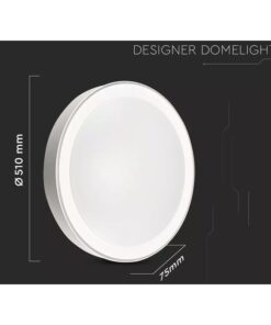 Plafoniera A Led Da Soffitto CCT 3 in 1 Rotonda 60W D510mm Dimmerabile Con Telecomando Incluso SKU-2114751