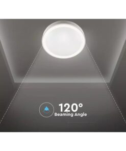 Plafoniera A Led Da Soffitto CCT 3 in 1 Rotonda 60W D510mm Dimmerabile Con Telecomando Incluso SKU-2114751