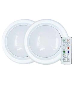 2 Pezzi Mini Lampade LED RGB Dimmerabili con Telecomando 4 Modalità 6lm 0.5W