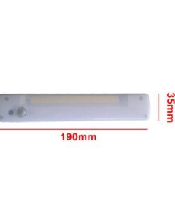 Alternative view of Lampada LED con Sensore a Movimento 2 Modalità Lampada Notturna con Luce Bianco Freddo 6500K 150lm 3W 190*35mm