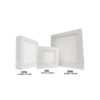 Plafoniera Faretto Led Da Soffitto Muro Parete Quadrata 12W Bianco Caldo 170x170mm