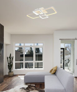 V-TAC Lampadario LED a Plafone 70W 6000lm Bianco, Dimmerabile CCT 3000K 4000K 6000K - SKU 23395