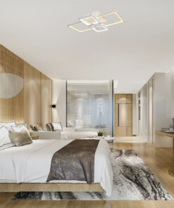 V-TAC Lampadario LED a Plafone 70W 6000lm Bianco, Dimmerabile CCT 3000K 4000K 6000K - SKU 23395