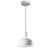 Lampadario LED con Paralume in Alluminio e Portalampada E14 (Max 60W) Colore Bianco SKU 3920