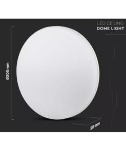 Alternative view of Plafoniera Led Rotonda 25W 100LM/W Freddo 6400K IP44 Diametro 300mm Carcassa Bianca SKU-2113949