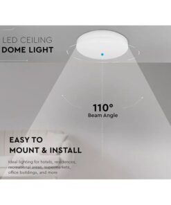 Plafoniera Led Rotonda 25W 100LM/W Freddo 6400K IP44 Diametro 300mm Carcassa Bianca SKU-2113949