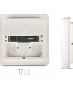 Alternative view of Plafoniera Led Quadrata 15W 100LM/W Freddo 6400K IP44 200X200X48mm Carcassa Bianca IP44 SKU-13919