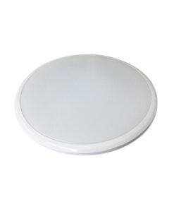 Plafoniera A Led Slim Da Soffitto 28W 220V Bianco Caldo Rotondo Diametro 380mm Ultrapiatta