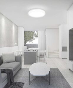 Plafoniera Led Da Soffitto Rotonda 18W 1830 Lumen con Telecomando e Sensore di Movimento a Microonde Luce Bianca 4000K IP44 SKU-76601