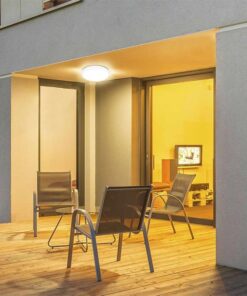 Plafoniera Led Da Soffitto Rotonda 18W 1830 Lumen con Telecomando e Sensore di Movimento a Microonde Luce Bianca 4000K IP44 SKU-76601