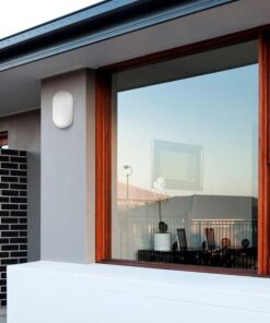 Alternative view of Plafoniera Led Lampada Da Parete Soffitto IP54 Ovale 12W 1155LM 6500K Bulkhead Per Condominio 199X97X47mm