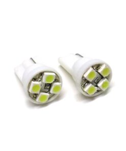 Lampada Led T10 W5W 4 Smd Bianco Luci di Posizione 12V