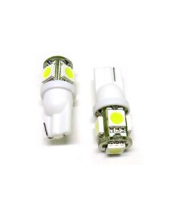 Lampada Led T10 W5W 5 Smd 5050 Bianco 12V