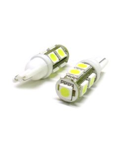 Lampada Led T10 W5W 9 Smd 5050 Bianco Luci Posizione 12V