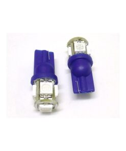 Lampada Led T10 W5W 5 Smd 5050 Blue Luci Posizione 12V
