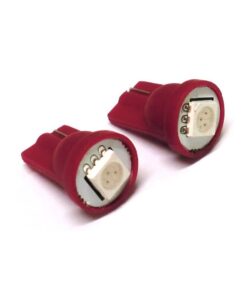 Lampada Led T10 W5W 1 Smd 5050 Rosso 12V