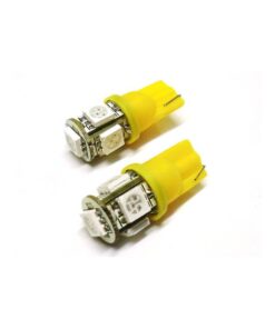 Alternative view of Lampada Led T10 WY5W 5 Smd 5050 Arancione Frecce Laterale 12V