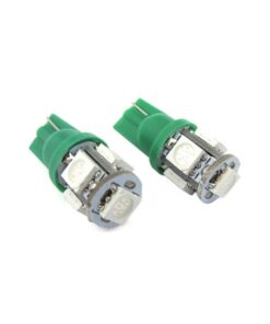 Alternative view of Lampada Led T10 W5W 5 Smd 5050 Colore Verde Luci Di Posizione 12V