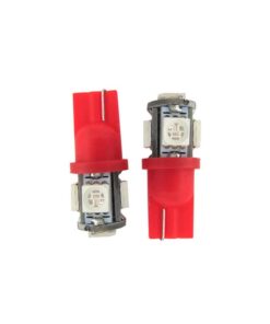 Alternative view of Lampada Led T10 W5W 5 Smd 5050 Colore Rosso Luci Di Posizione 12V