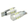 Lampada Led Canbus Pro T10 W5W W16W T15 12V 10 Smd 5630 No Errore No Polarita Luci Posizione Bianco