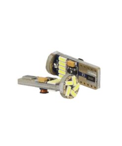 Lampadina Led Canbus T10 W5W 15 Smd 4014 Arancione Amber No Errore Check Luci 12V Senza Polarita Per Frecce Laterale