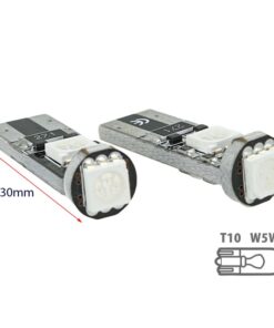 Lampada Led Canbus T10 W5W 3 Smd 5050 12V Colore Blu No Polarita No Errore