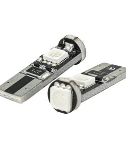 Lampada Led Canbus T10 W5W 3 Smd 5050 12V Colore Blu No Polarita No Errore